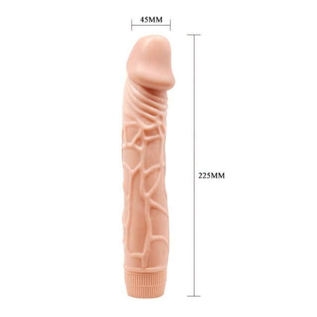 Pênis 19,8x4,5cm ABS TPR Vibro