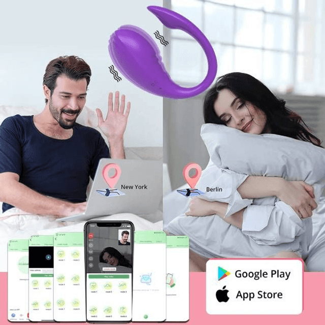 Vibrador de Casal Controlado por Aplicativo
