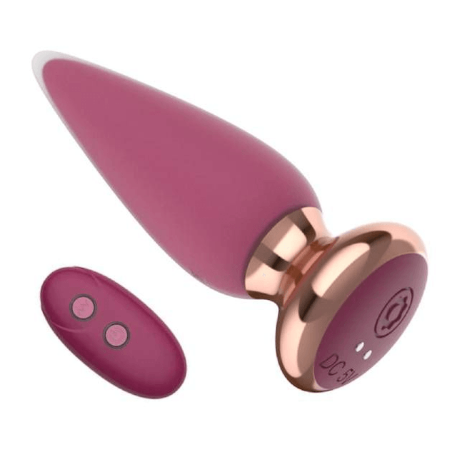 Plug Anal Stagly Fine Vibro Controle Remoto