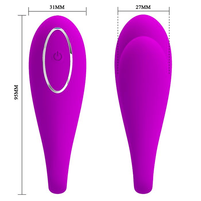 Vibrador Recarregável para Casais Controlado via Bluetooth 
