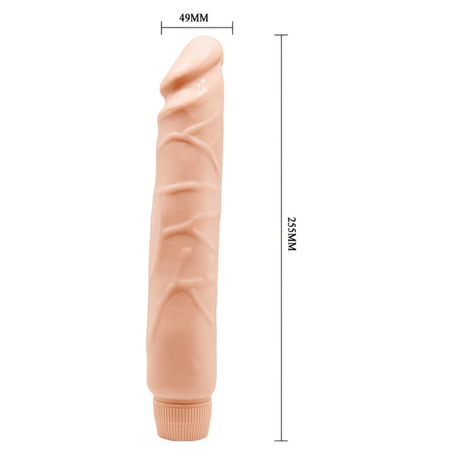 Pênis 22,8x4,9cm ABS TPR Vibro