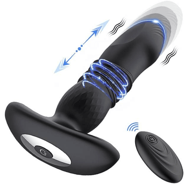 Plug Anal Vai e Vem com Controle Remoto