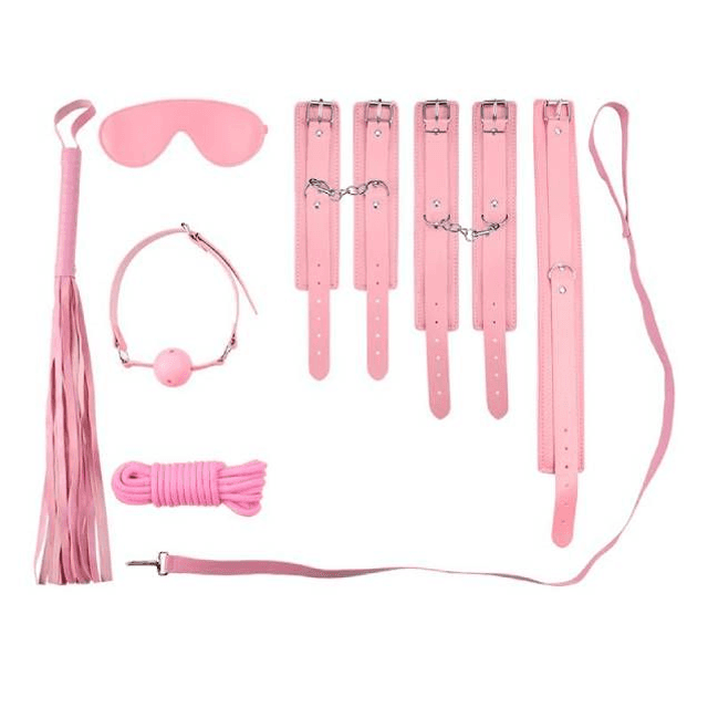 Kit Sado BDSM com 8 Peças