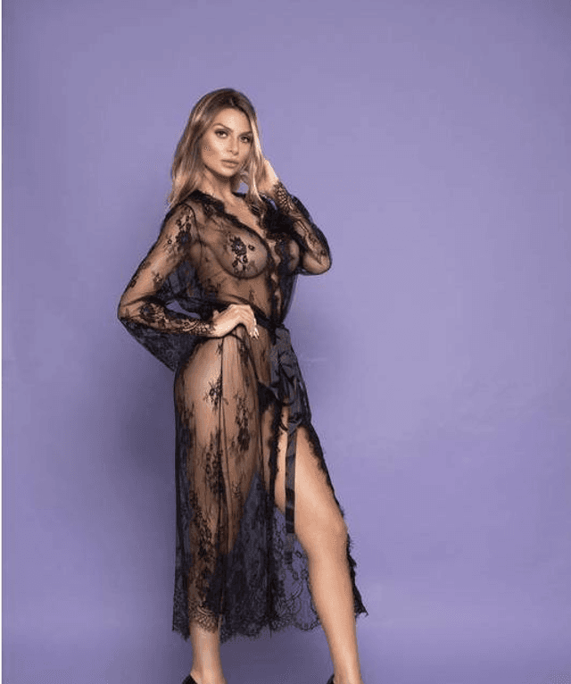 Robe Rendado Nuit