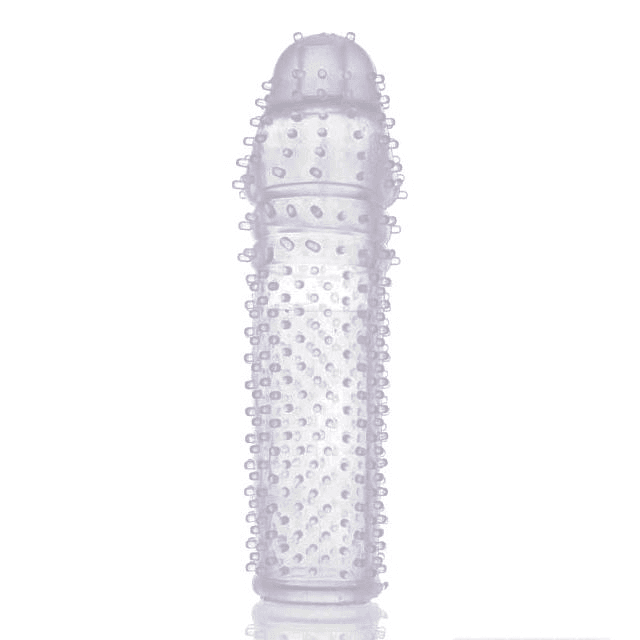 Capa Peniana Transparente com Cerdas Massageadoras C